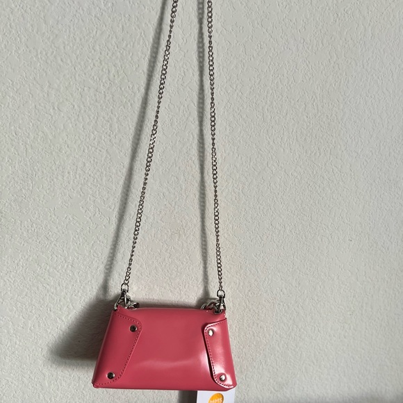 MMS Design Studio Crossbody Mini Bag Pink Fuchsia color - BNWT - Picture 3 of 9